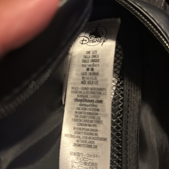 Kids Bow Patterned Black and Red Accessory Pouch - Picture 4 of 4